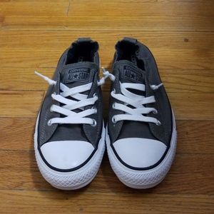 Charcoal grey Converse